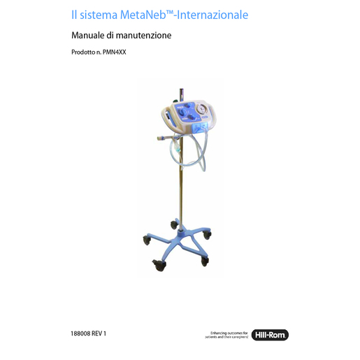Service Manual, Metaneb 4.0, Italian