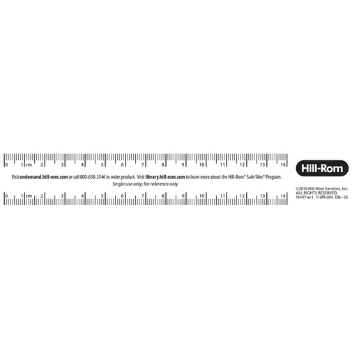 Wound Care Ruler 100/Pad