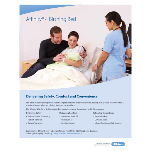 Affinity4 Bed Spec Sheet