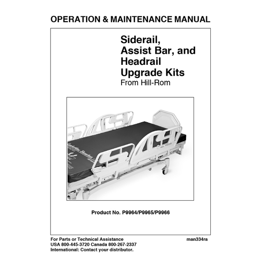 Op Maintance Manual, Siderail Upgrade Kit