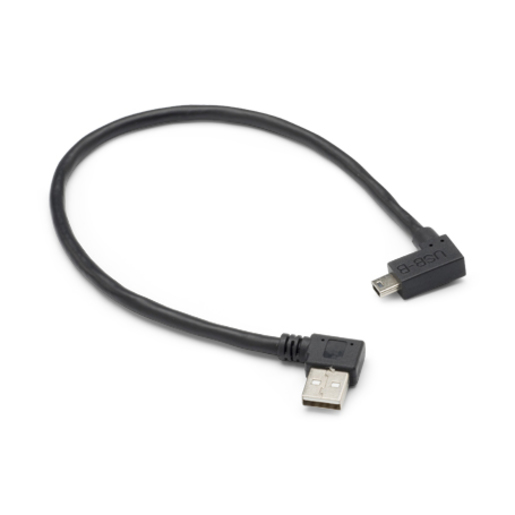 12.5 in. Mini-USB B Right-to-Type A Right Cable 12.5 in. Mini-USB B Right-to-Type A Right Cable